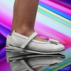 Baby ballerinas PONKI QUITY-PANDEL WHITE #21-25