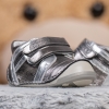 Baby shoes PUFFY RAINBOW Platinum №19-21