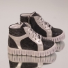 Baby sneakers PONKI MELLOW BLACK-SILVER №22-25