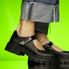 Children ballet flats PONKI XTRAVAGANZA BLACK №37-40