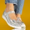 Children's ballerina shoes PONKI ELEGANZA Silver №31-36