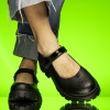Children's ballerinas PONKI XTRAVAGANZA BLACK DROPS №31-36