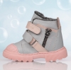 Children's boots PONKI CRAZE Gray / Powder #22-25