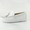 Children's moccasins PONKI ELEGANTE WHITE №26-30