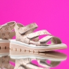 Girls’ Sandals PONKI Stripes Powder Pink №31-36
