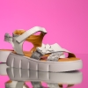 Children's Sandals PONKI Mariposa White №31-36