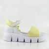 Children's sandals PONKI Misandre White-Yellow №31-36