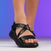 Children's sandals PONKI SEKAI BLACK #31-36