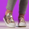 Children's sports shoes with luminous soles PONKI CNW-RS Gold №26-30