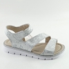 Girls’ Sandals PONKI Stripes Silver №26-30