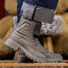 Ladies' ankle boots PONKI VENEZIA Grey, sizes 36-39