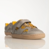 Pantofi barefoot pentru bebeluși **PONKI Barefoot SQUASH II Gri** №22–25