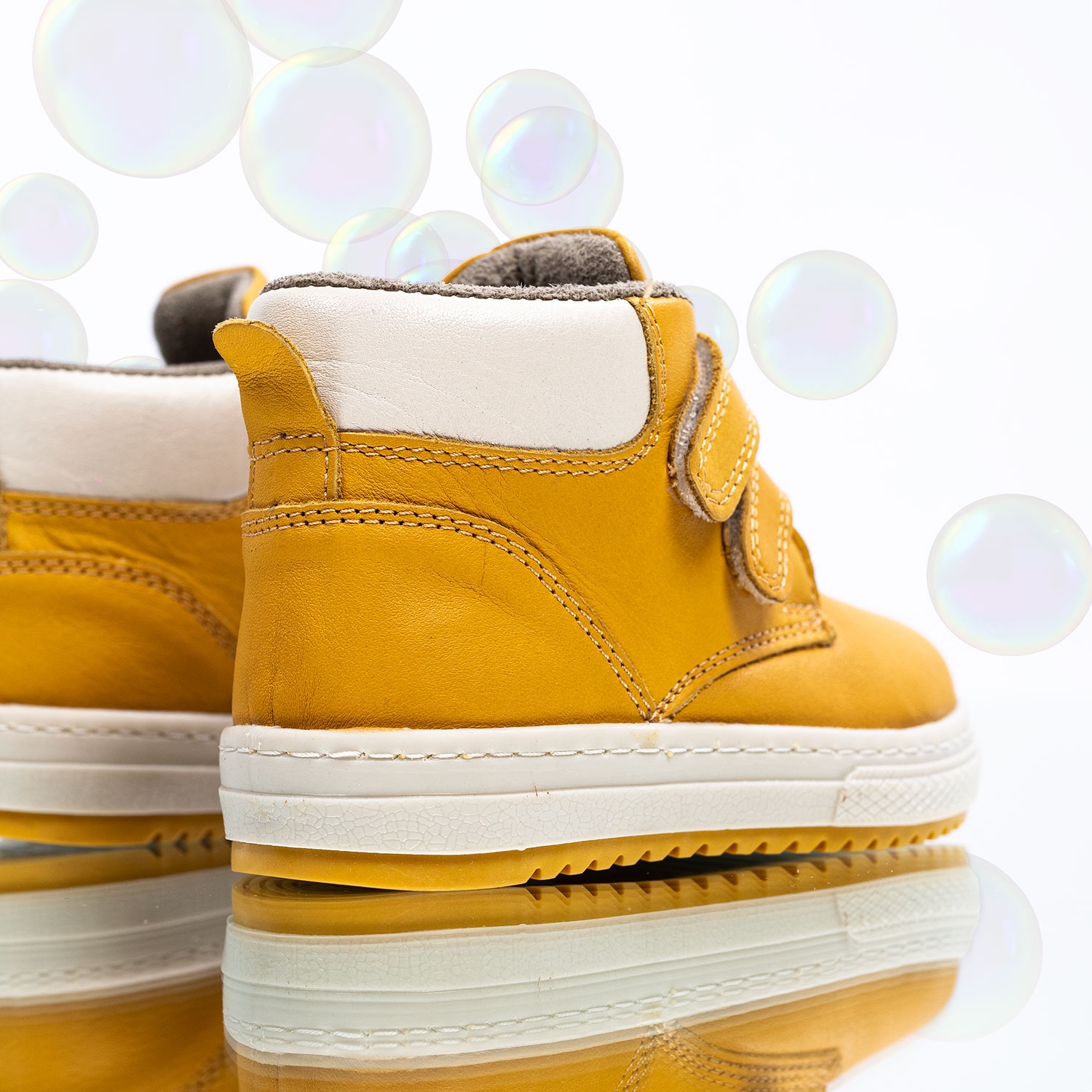 Baby autumn-winter boots PONKI CLASSICO MUSTARD №21-25