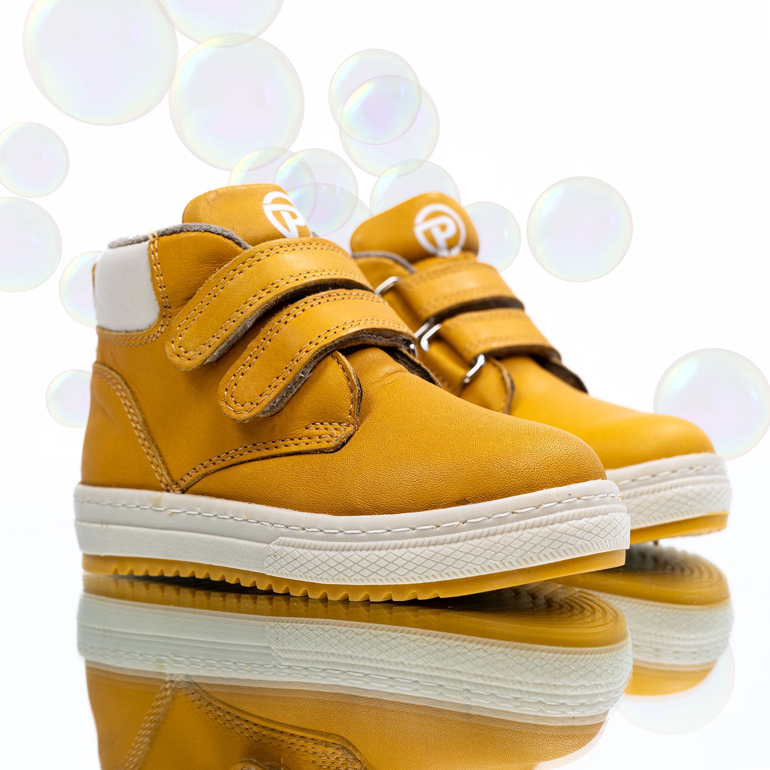 Baby autumn-winter boots PONKI CLASSICO MUSTARD №21-25