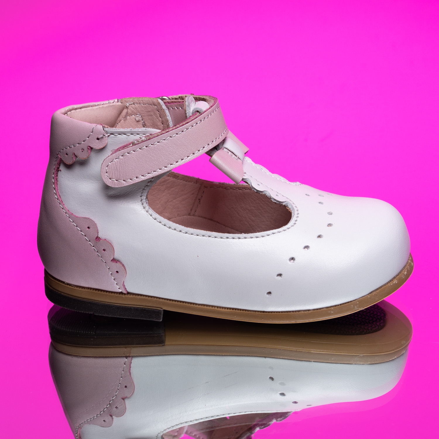 Baby Ballerinas Bebbini Gramo White Size 19-23