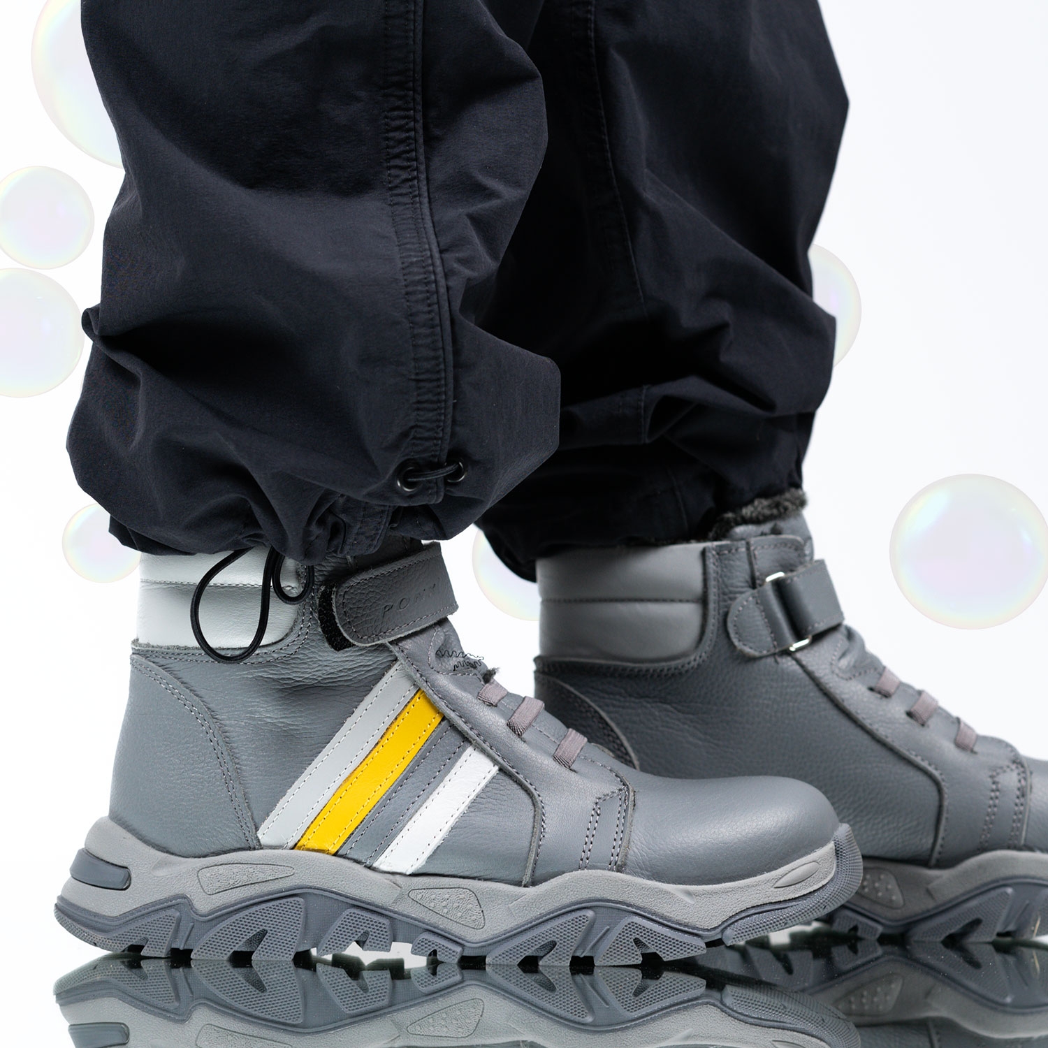 Baby boots PONKI CHIZUN GREY №26-30