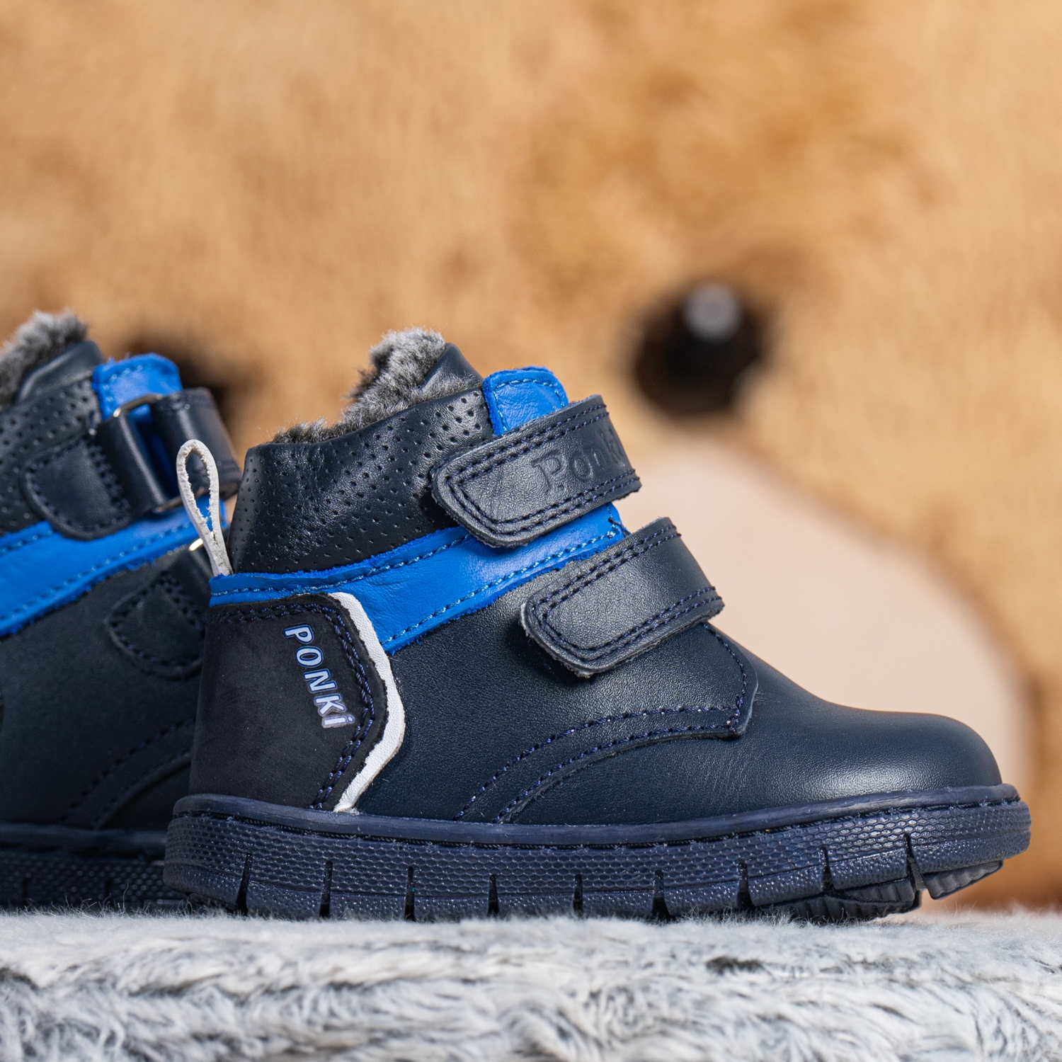 Baby boots PONKI JEST DARK BLUE  №20-21