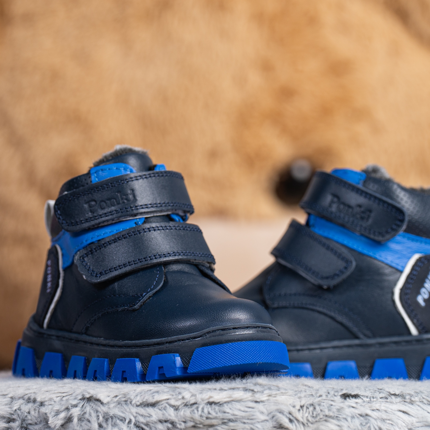 Baby boots PONKI JEST DARKBLUE №22-25