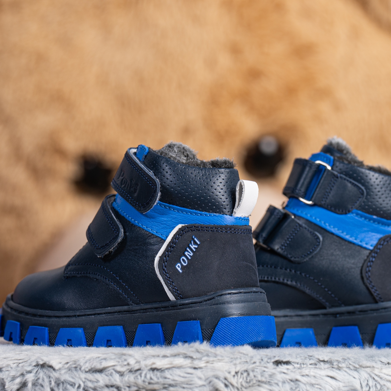 Baby boots PONKI JEST DARKBLUE №22-25
