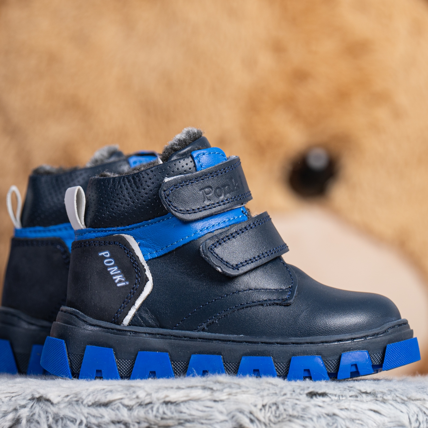 Baby boots PONKI JEST DARKBLUE №22-25
