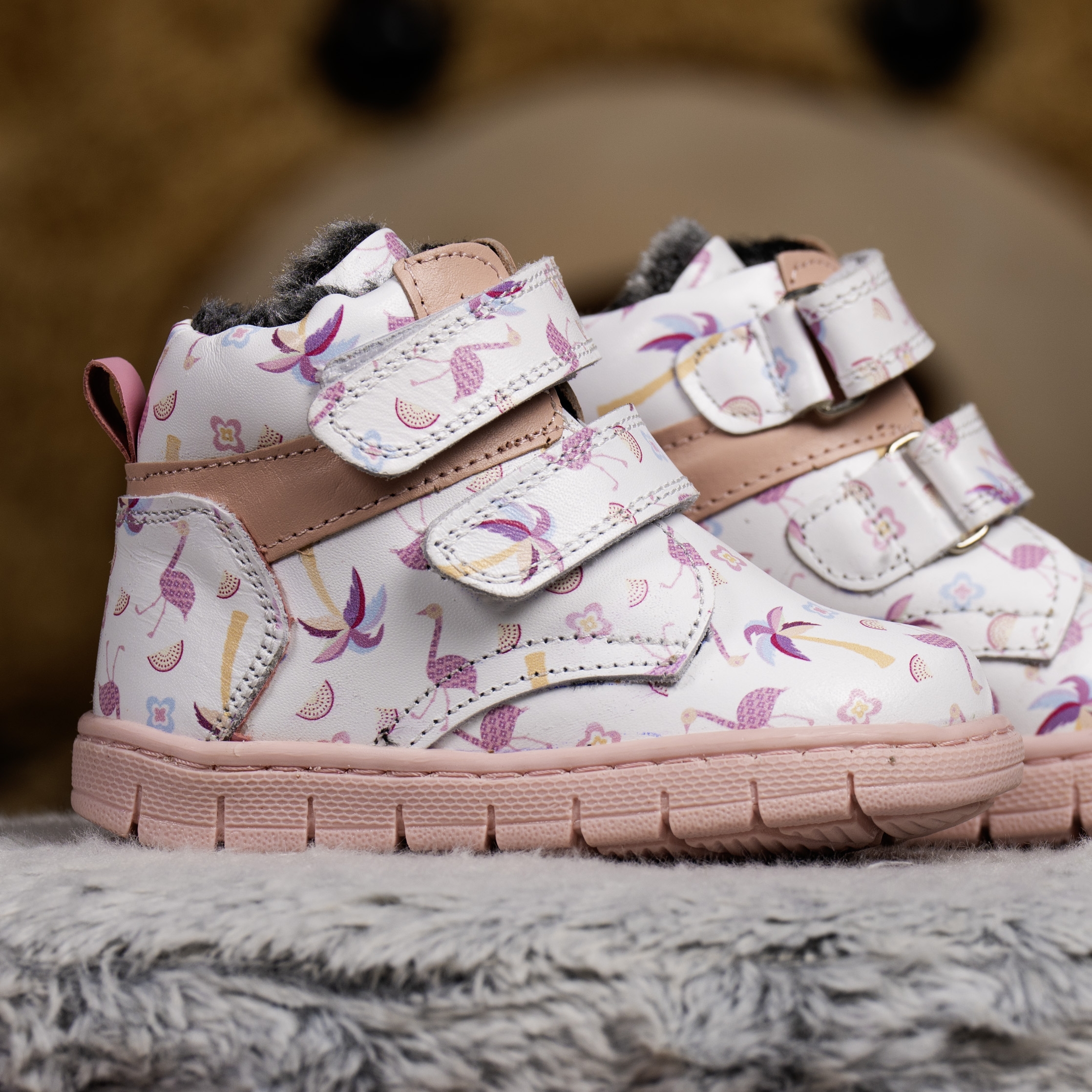 Baby boots PONKI JEST WHITE-POWDER №20-21