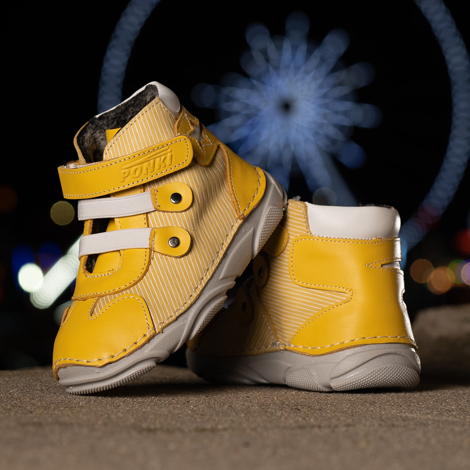 Baby boots PUFFY PONKI BRENDOSTAR YELLOW №19-22