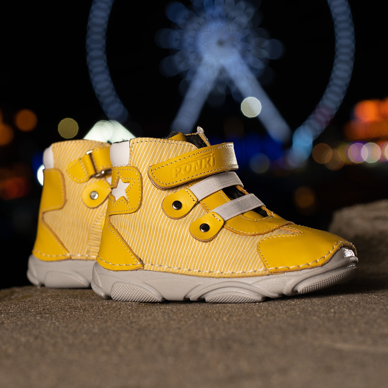 Baby boots PUFFY PONKI BRENDOSTAR YELLOW №19-22