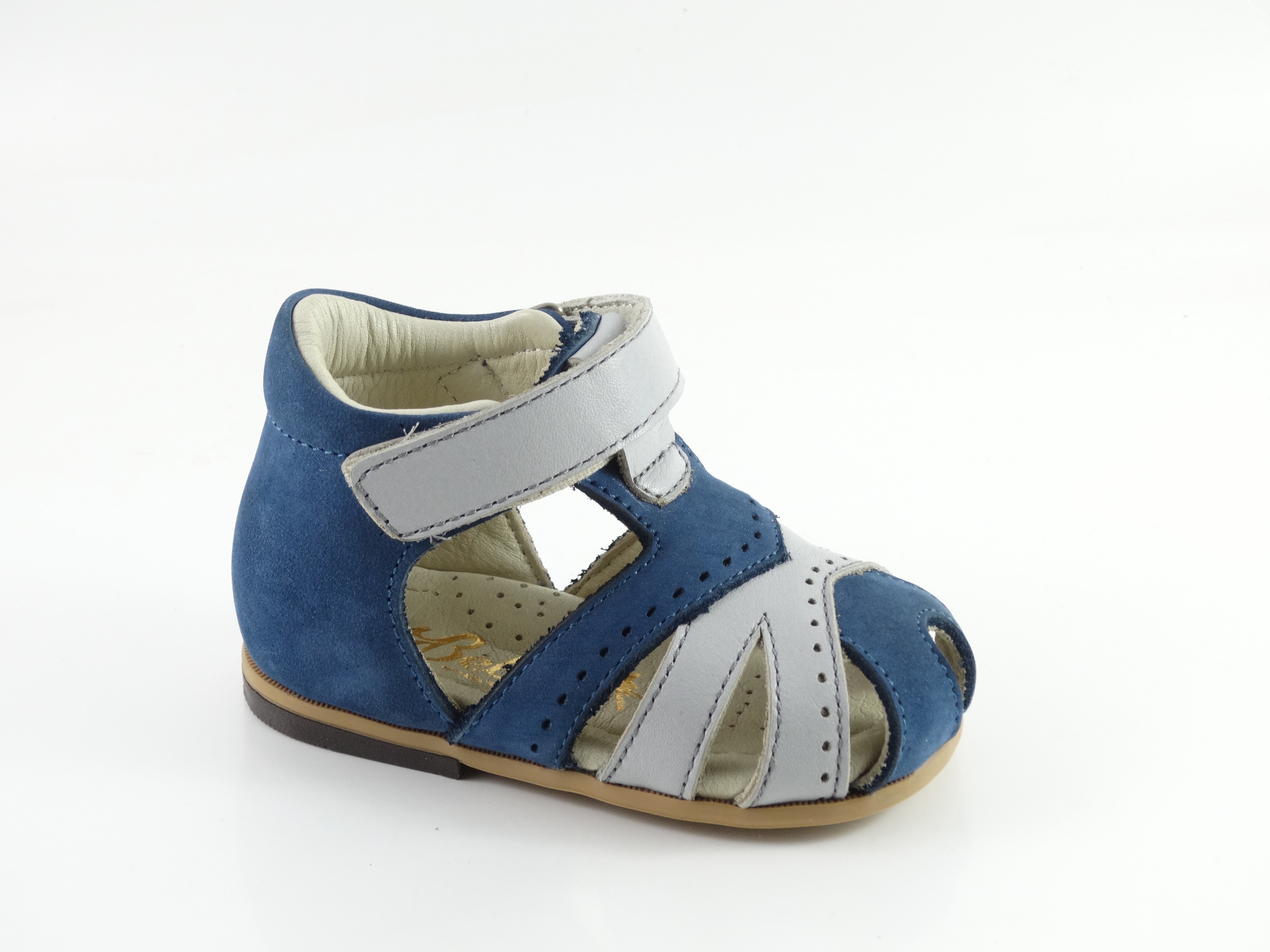 Baby Sandals Bebbini SARO White-Blue Size 19-21