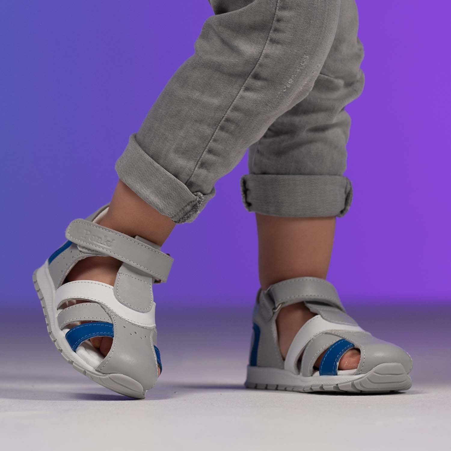 Baby sandals PONKI Alpha Grey №19-25