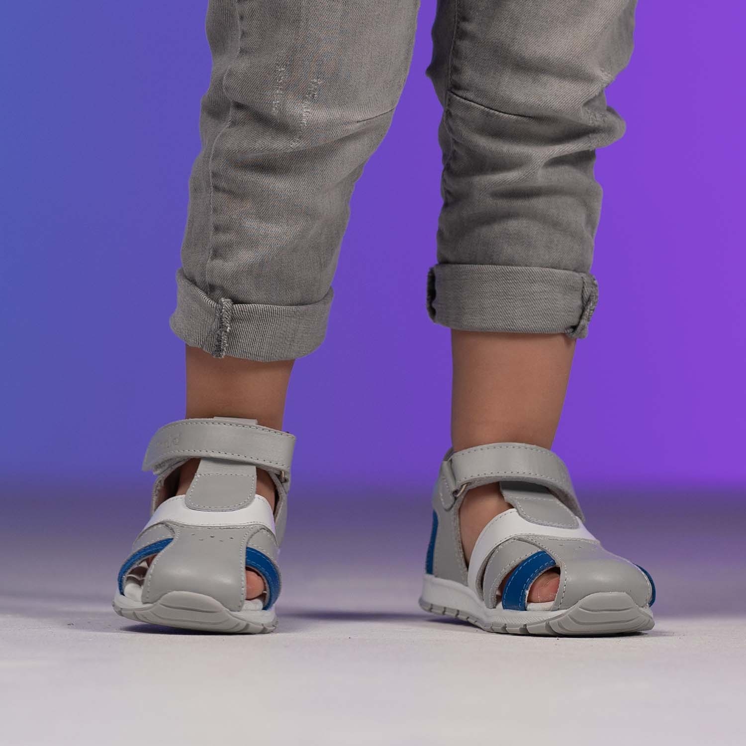 Baby sandals PONKI Alpha Grey №19-25