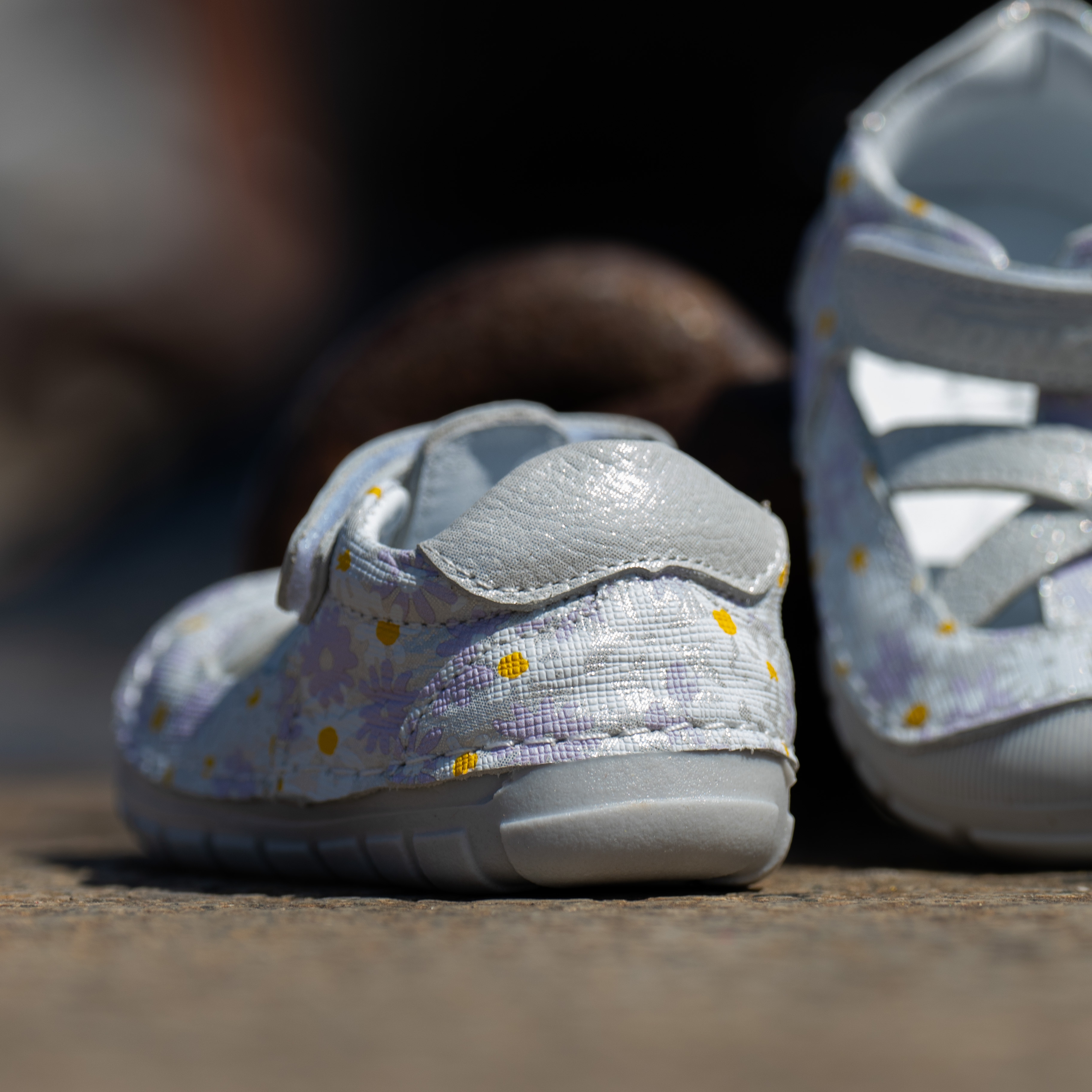 Baby sandals PONKI BAREFOOT SPLIT POWDER №19-21