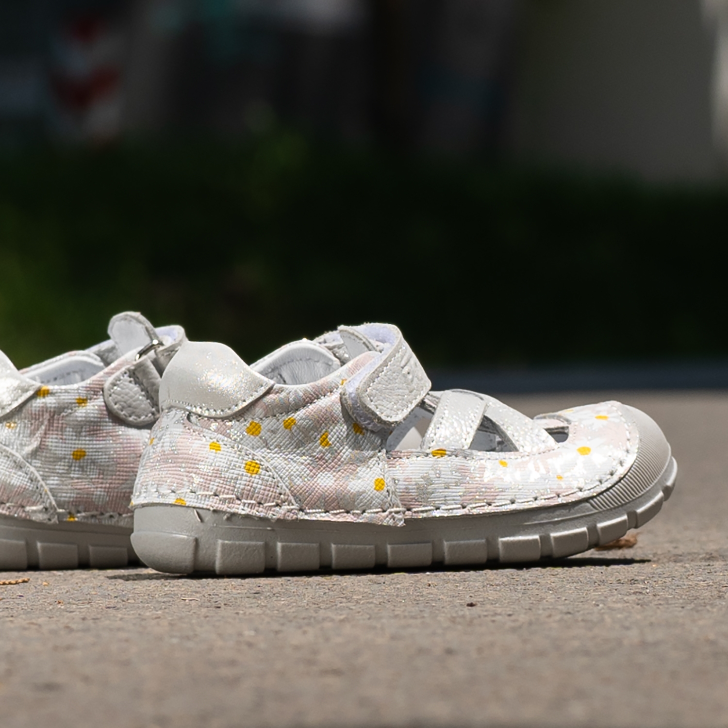 Baby sandals PONKI BAREFOOT SPLIT POWDER №19-21