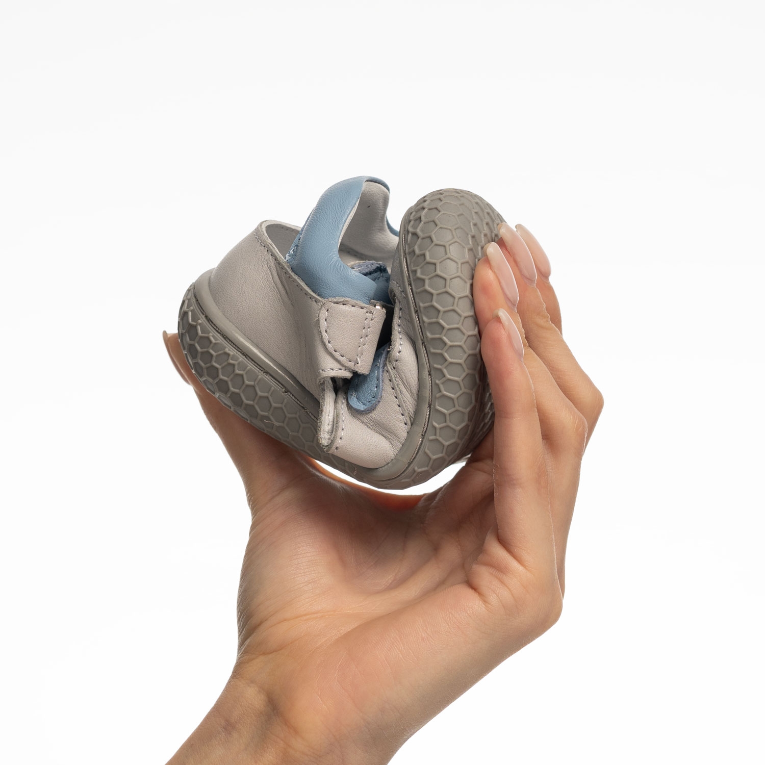 Baby sandals PONKI Bolder Grey-Blue №22-25