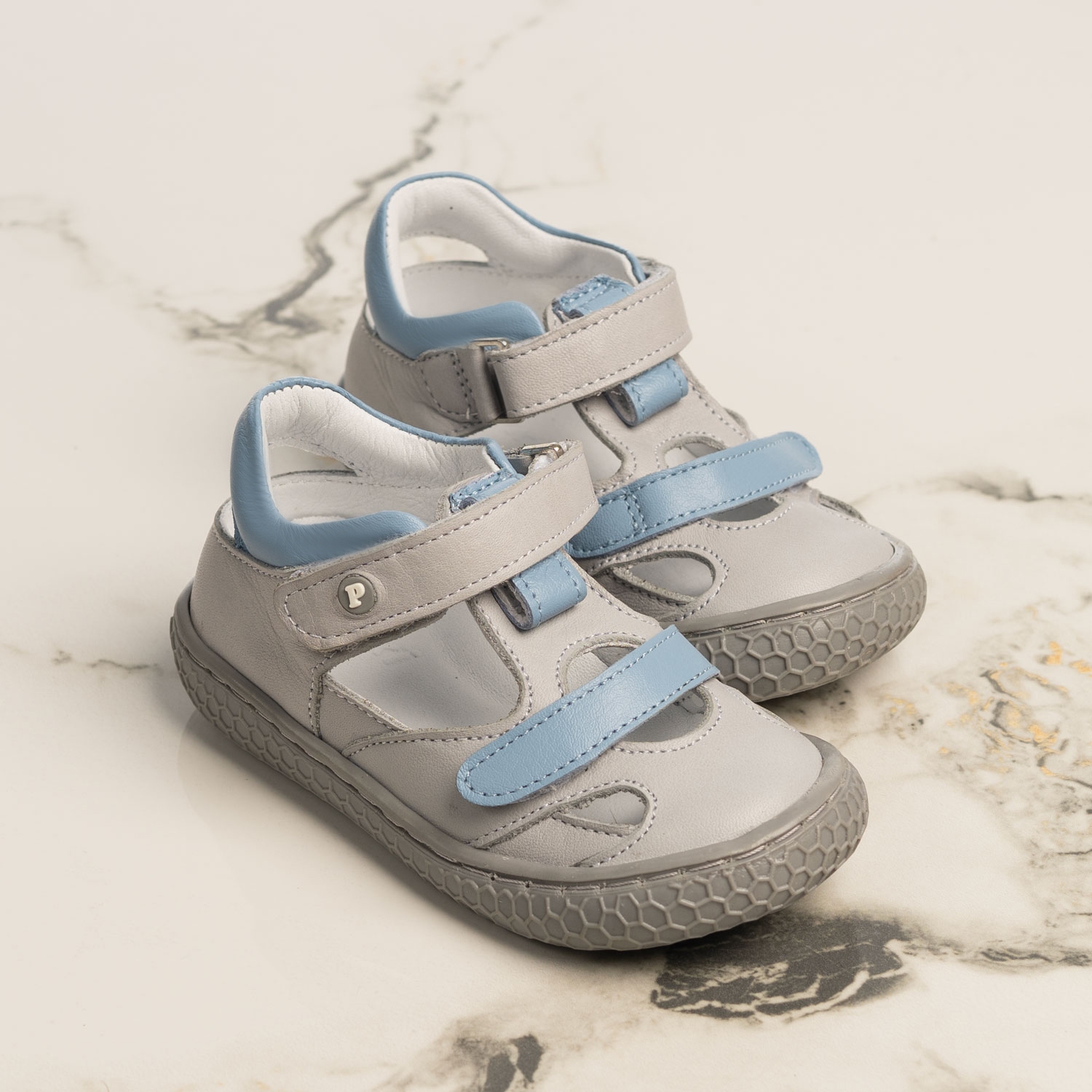 Baby sandals PONKI Bolder Grey-Blue №22-25