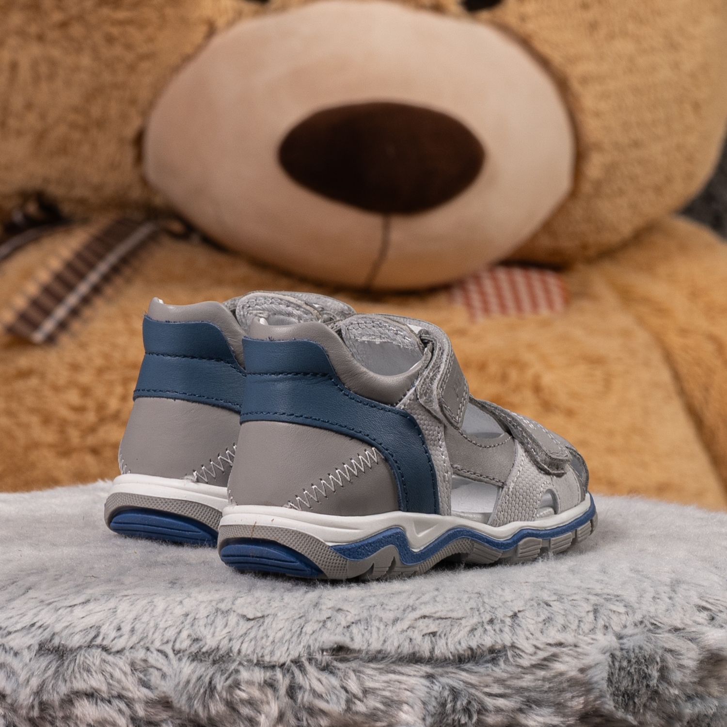 Baby sandals PONKI Fermen Grey №21-25