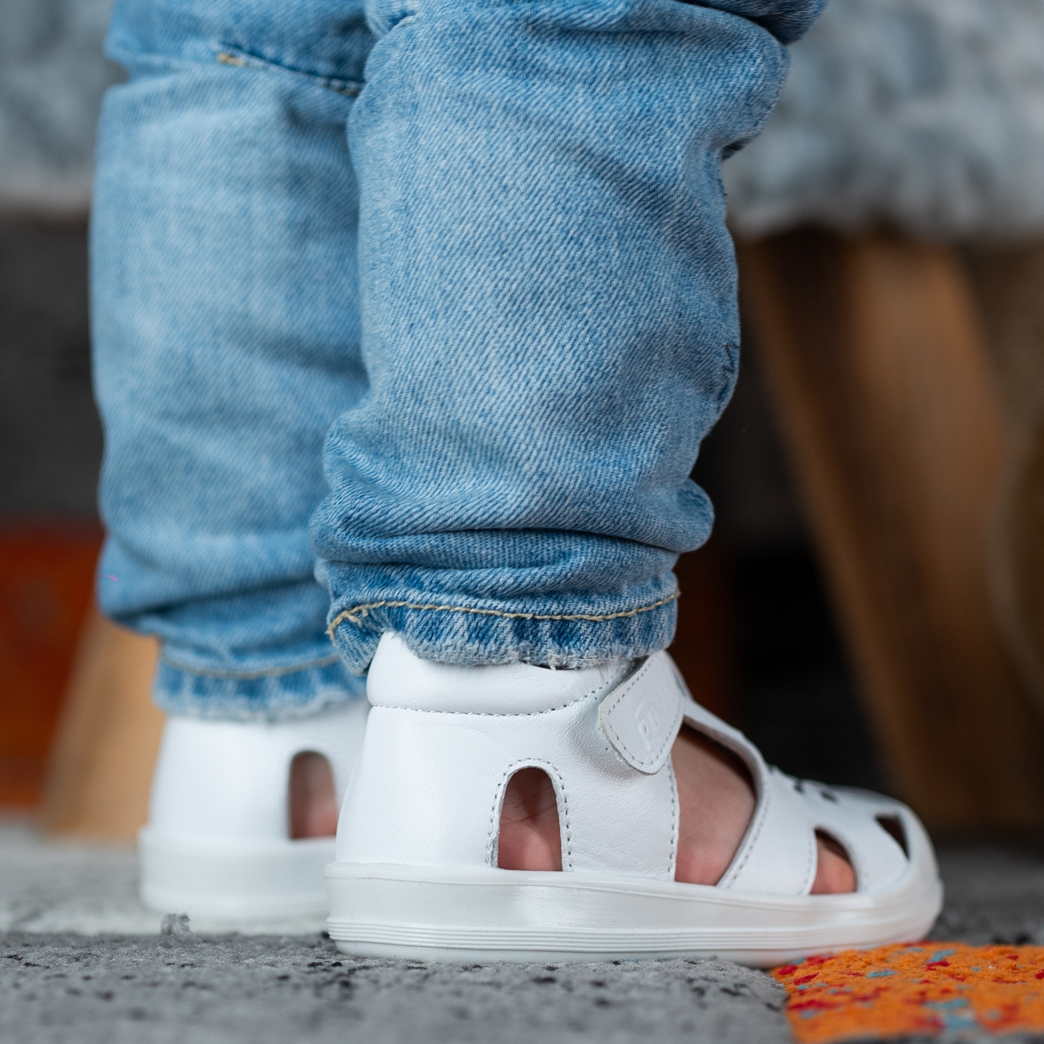 Baby sandals PONKI MANDER White New №22-25