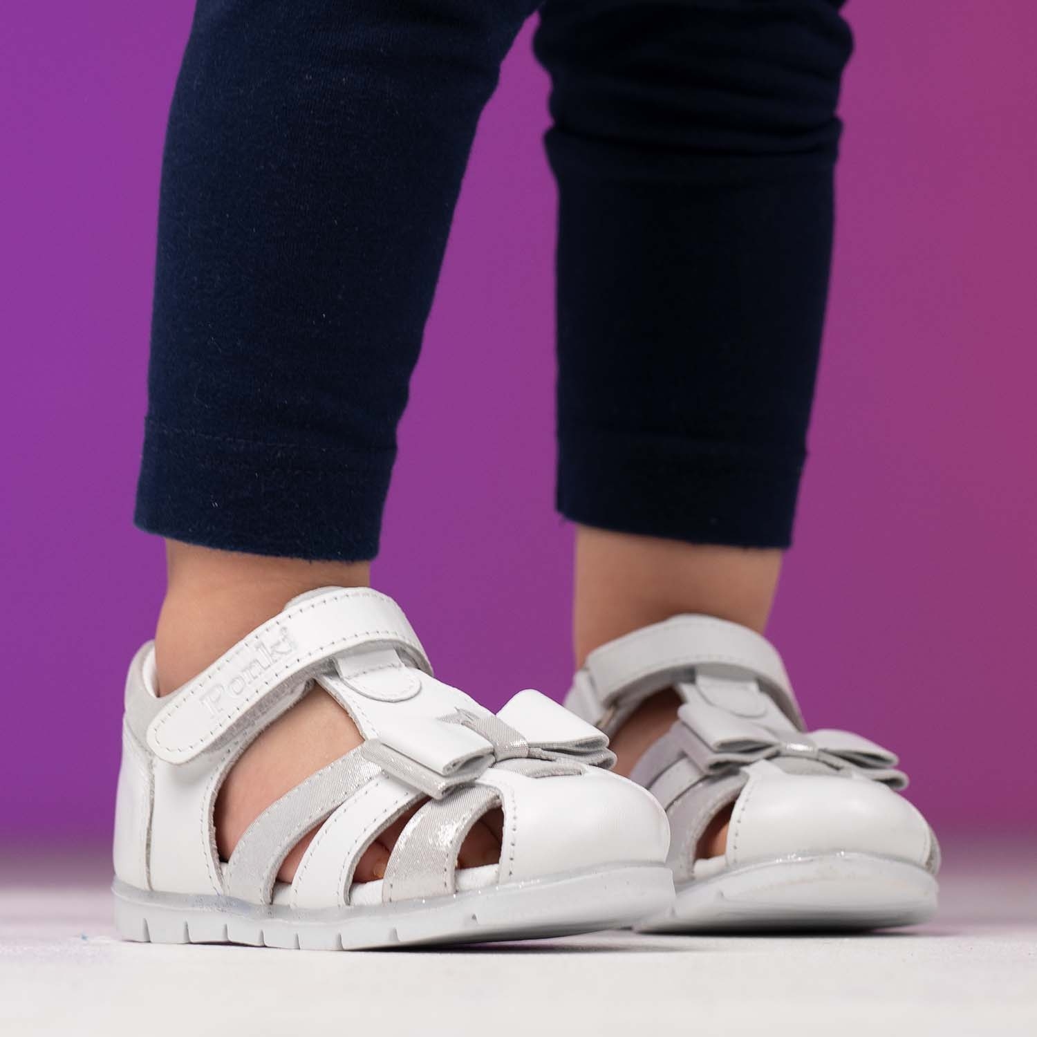 Baby sandals PONKI MARITSA Silver №19-25