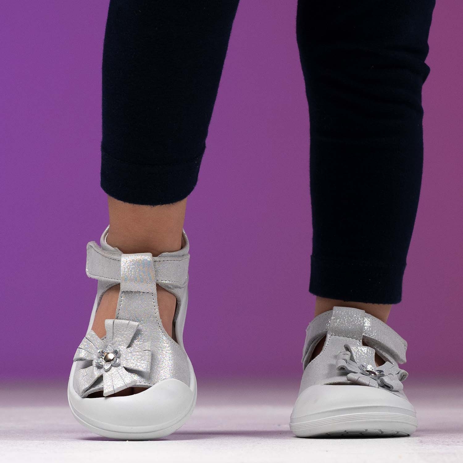 Baby sandals PONKI MELINA Silver №19-21, №22-25