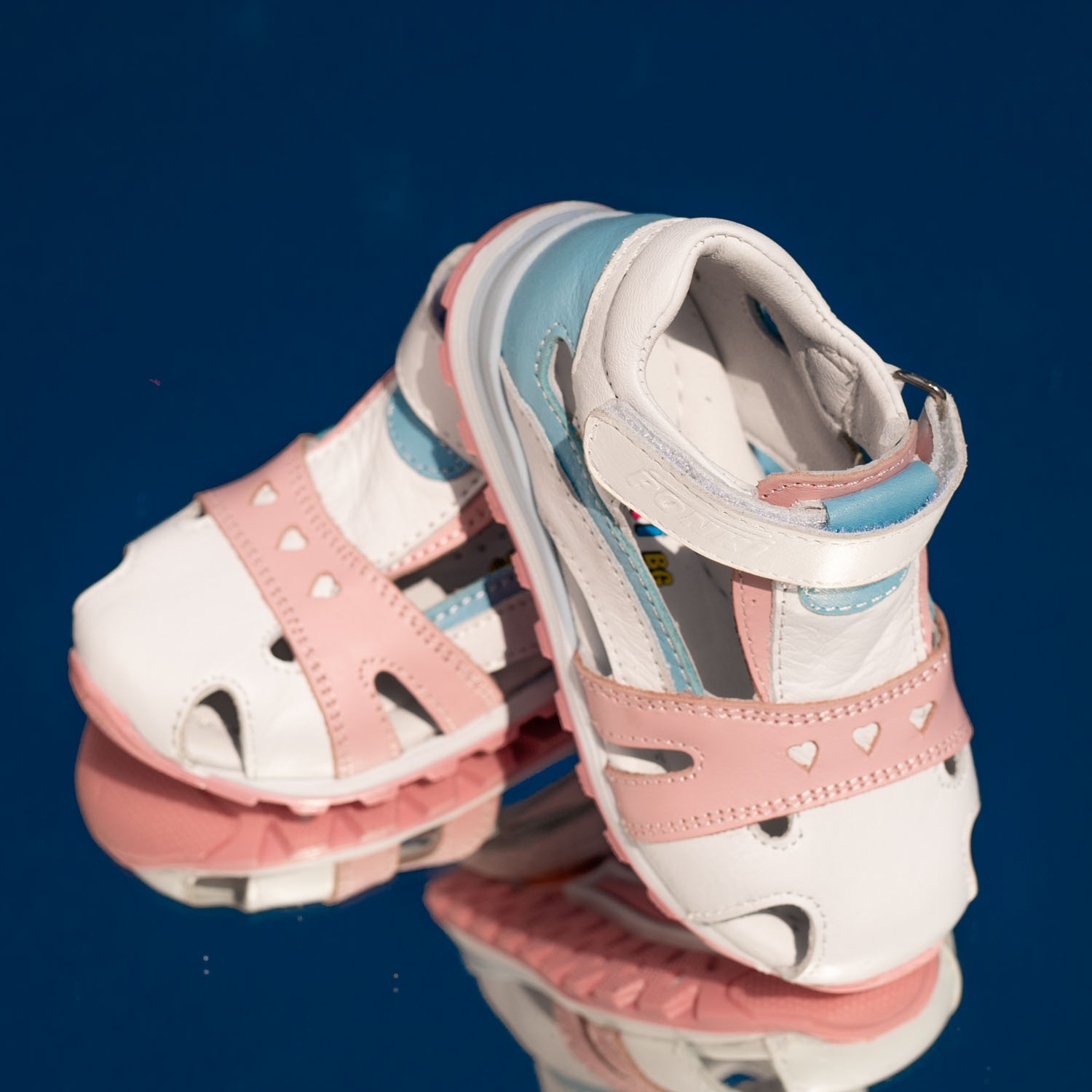Baby sandals PONKI Mercury White-Powder №22-25