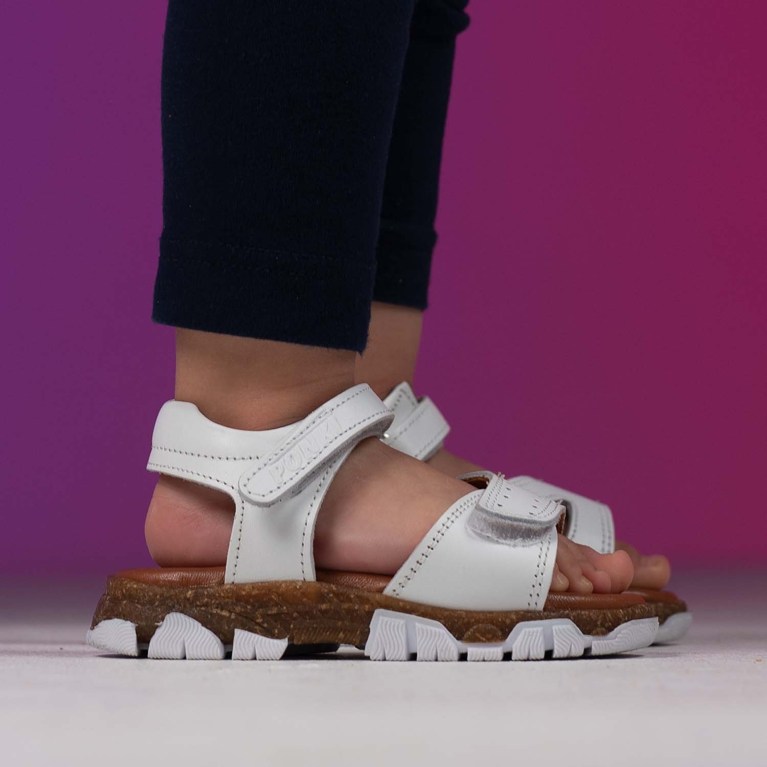 Baby sandals PONKI Roger White №21-25