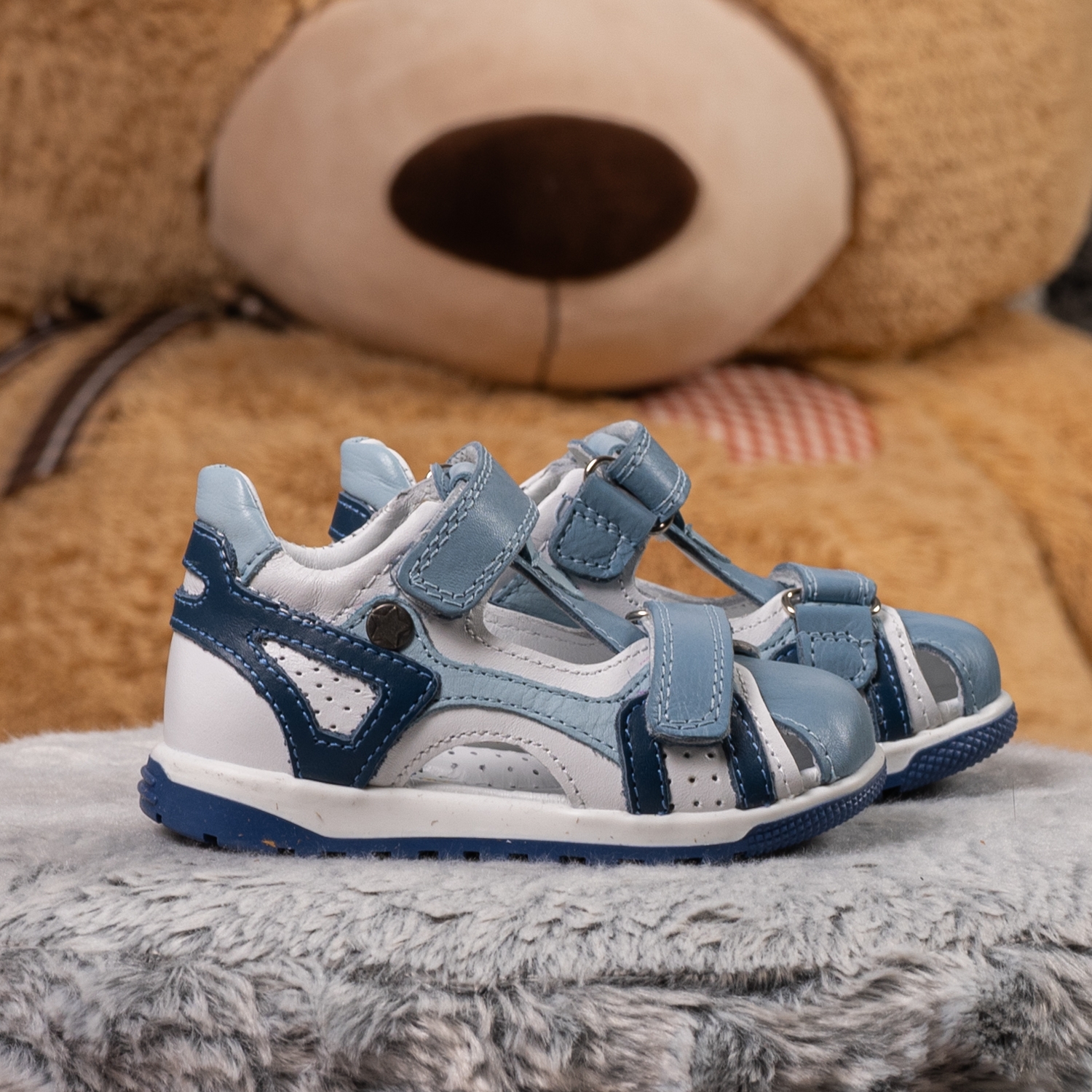 Baby sandals PONKI Stone Blue №21-25