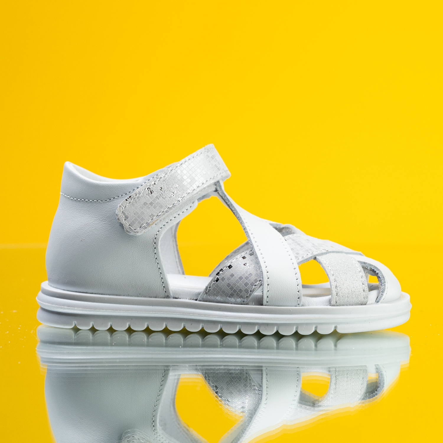 Baby sandals PONKI Woven White №19-25