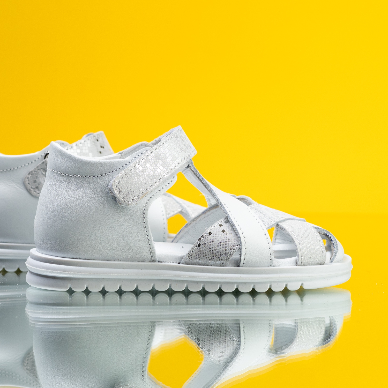 Baby sandals PONKI Woven White №19-25