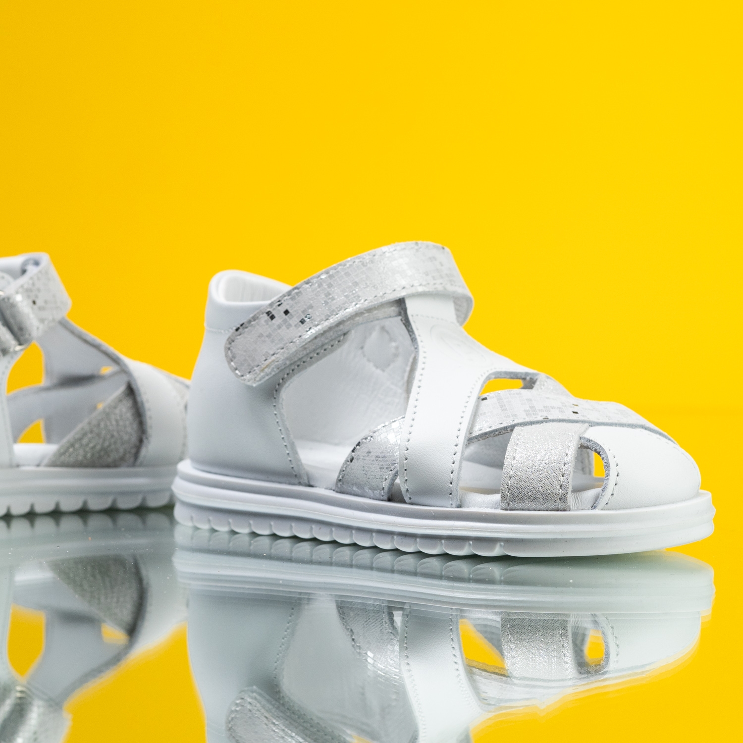 Baby sandals PONKI Woven White №19-25