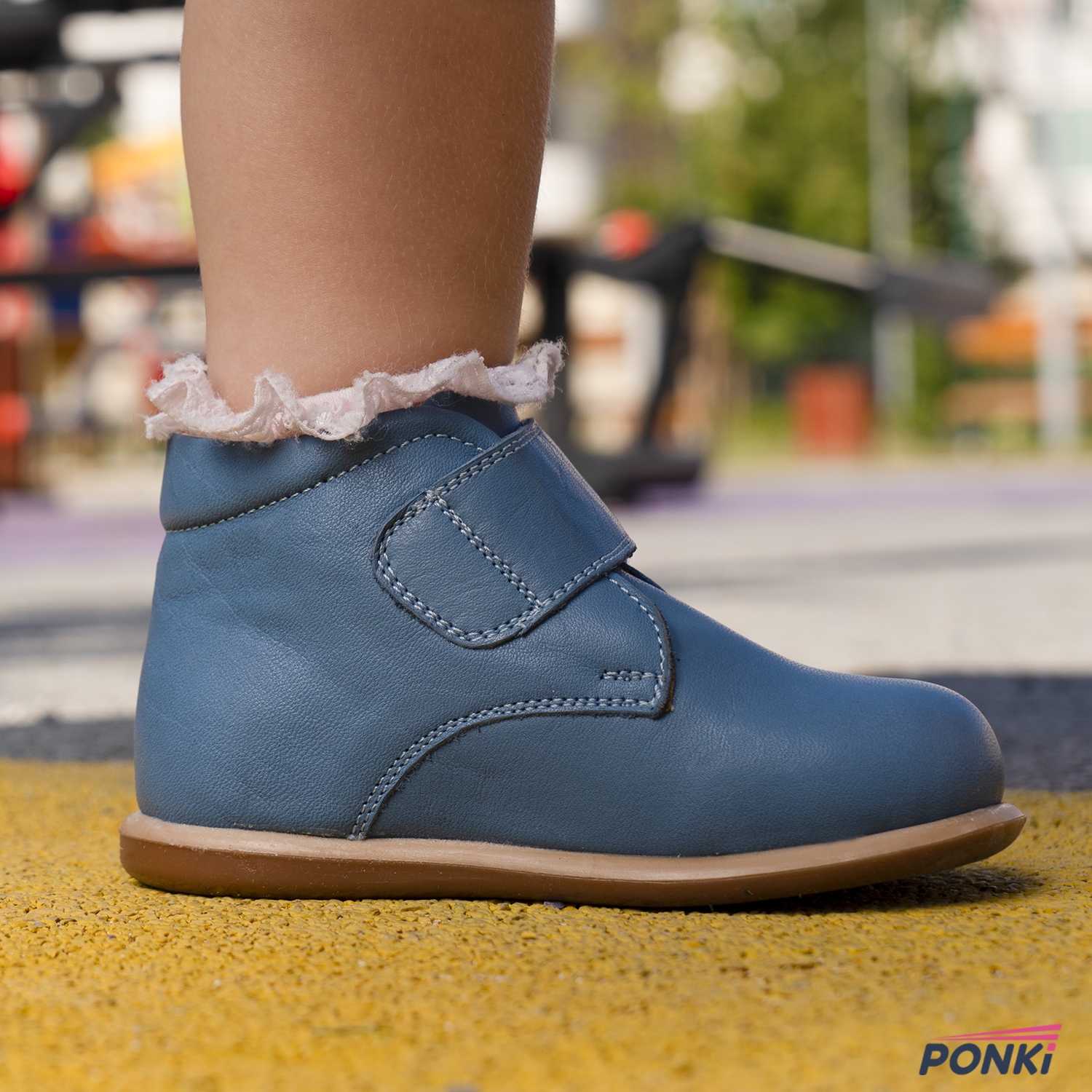 Baby shoes PONKI AUTUMN CLASSICS JEANS BLUE №19-21 ,  №22-25