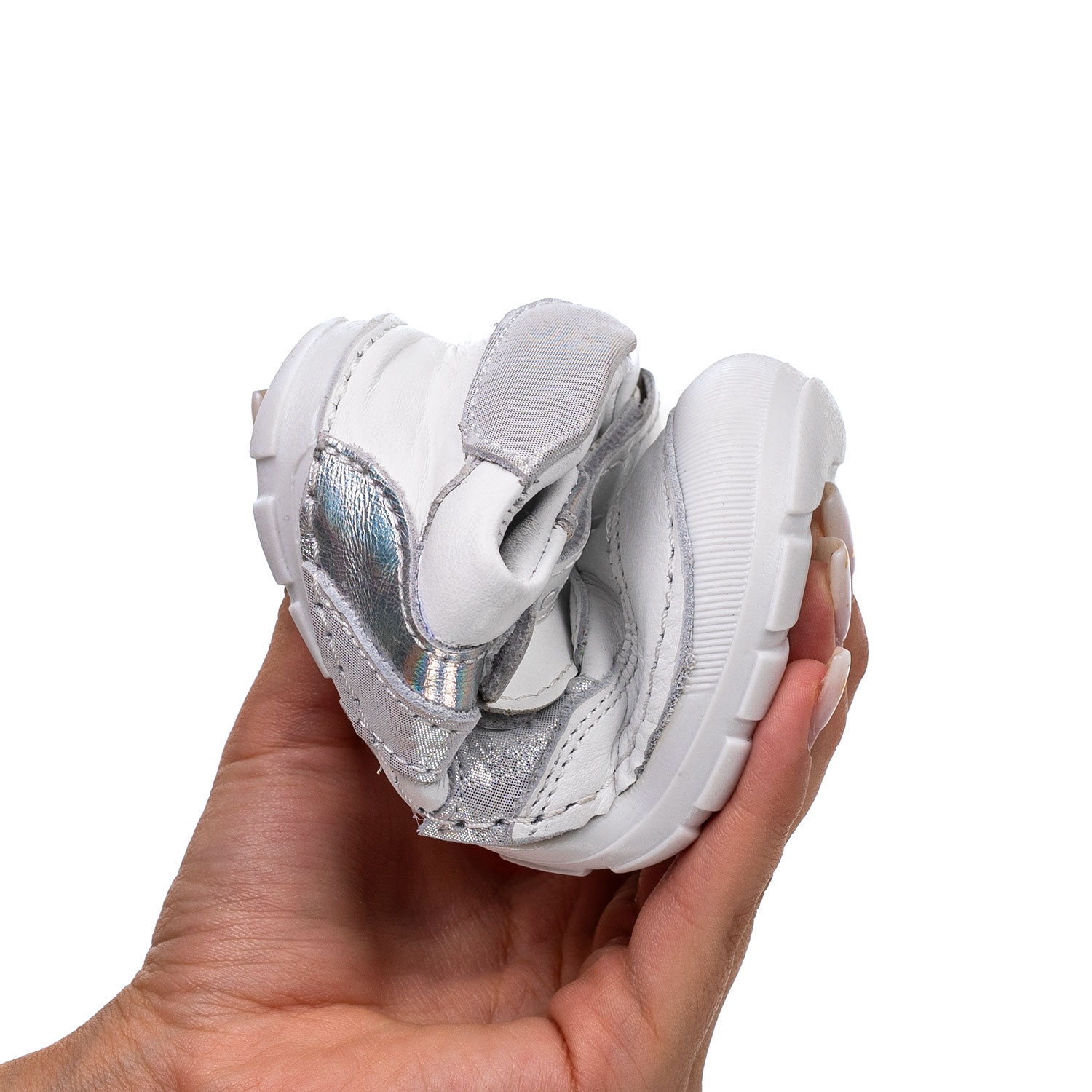 Baby shoes PONKI BAREFOOT FALKA White №20-25
