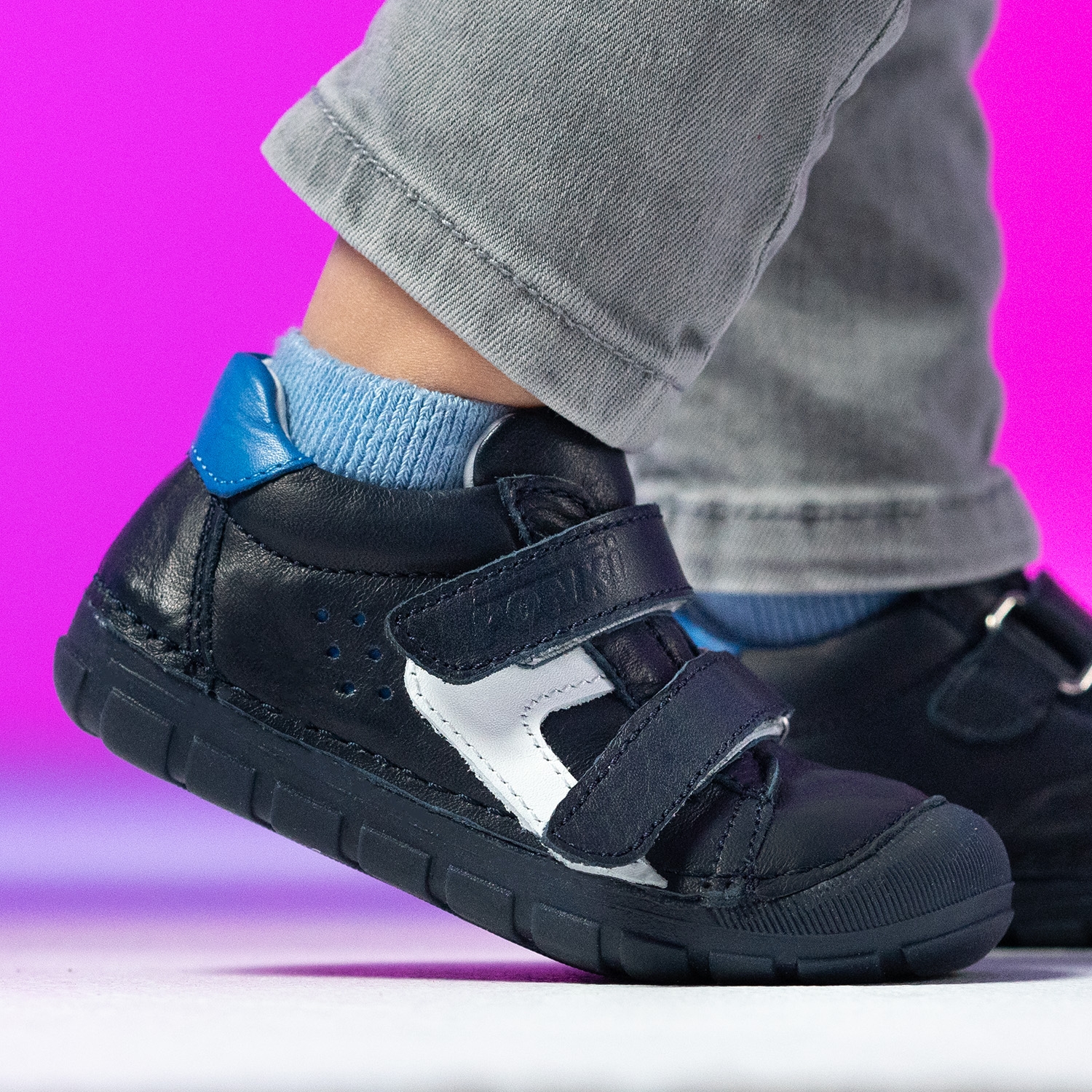 Baby shoes PONKI BAREFOOT POMA Darkblue №19-25