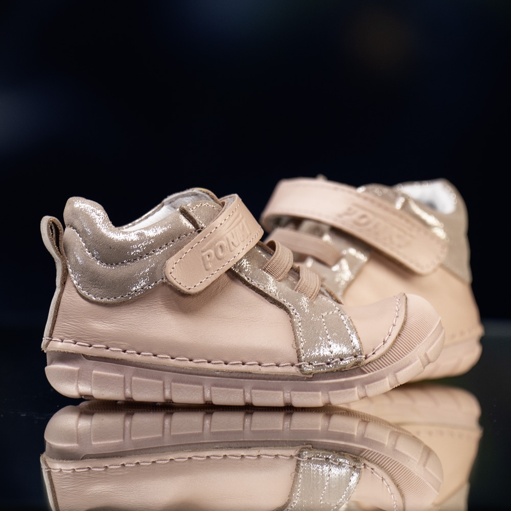 Baby Shoes PONKI BAREFOOT Print Powder Sizes 19–21