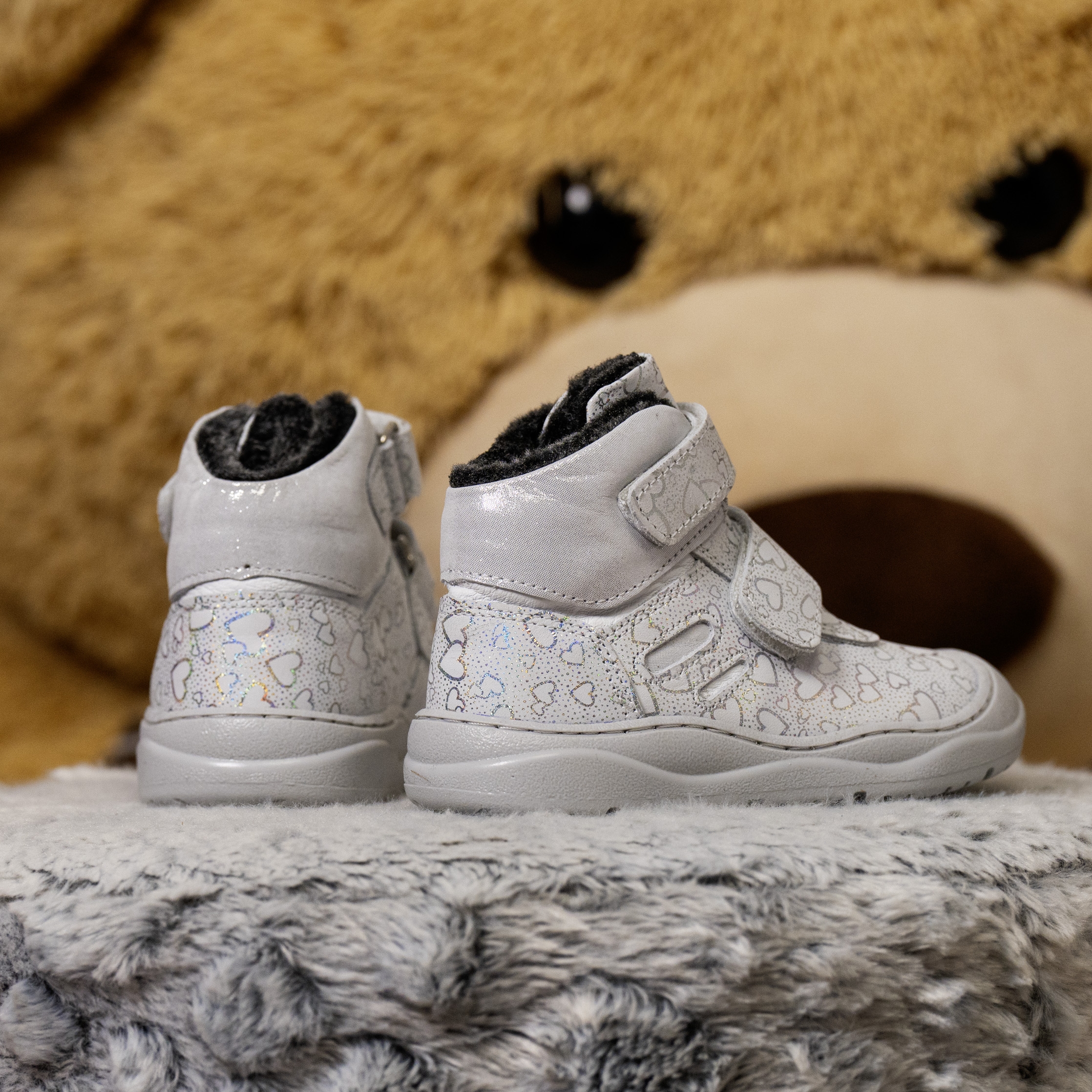 Baby Shoes PONKI Delore Silver Size 19-21