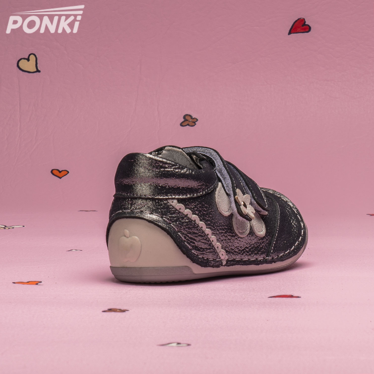 Baby Shoes PONKI PUFI PAPI PLATINIUM №19-21
